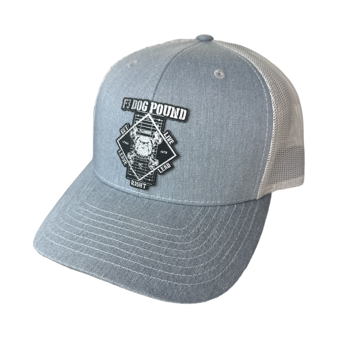 F3 Fort Bend Dog Pound Leatherette Patch Hat Pre-Order January 2024