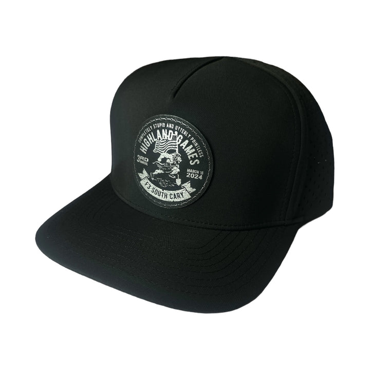 F3 South Cary 2024 Highland Games CSAUP Leatherette Patch Hat Pre-Order January 2024