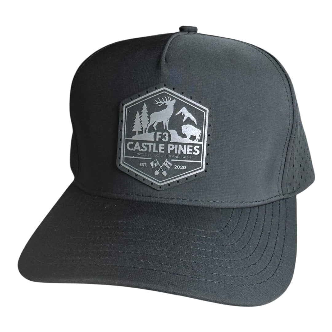 F3 AO Castle Pines Leatherette Patch Hat Pre-Order June 2025