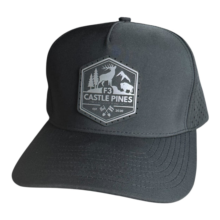 F3 AO Castle Pines Leatherette Patch Hat Pre-Order June 2025