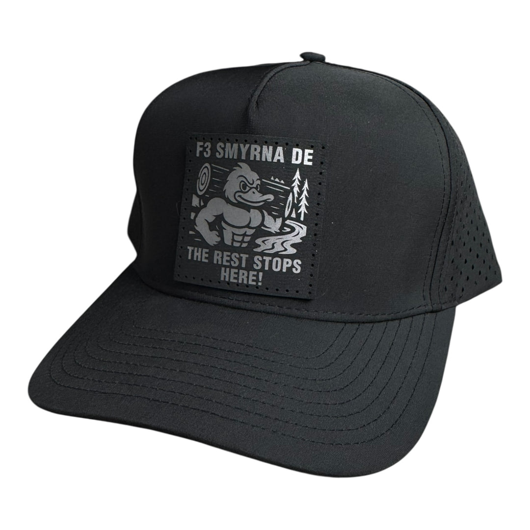 F3 Smyrna DE Leatherette Patch Hat Pre-Order September 2025