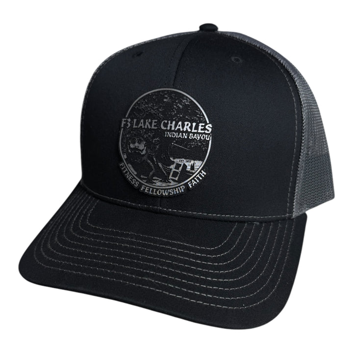 F3 Lake Charles Indian Bayou Leatherette Patch Hat Pre-Order April 2025