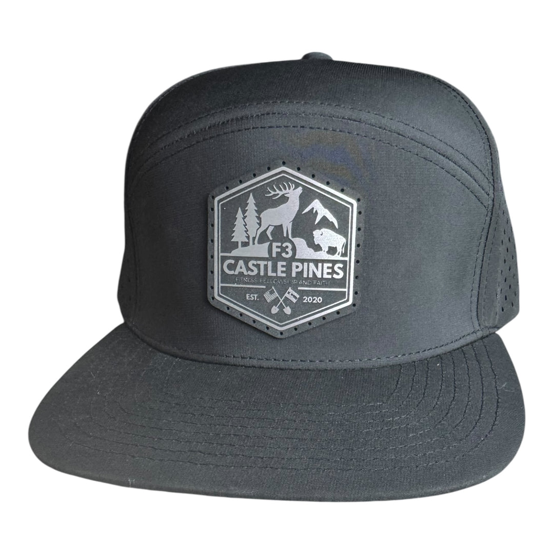 F3 AO Castle Pines Leatherette Patch Hat Pre-Order June 2025
