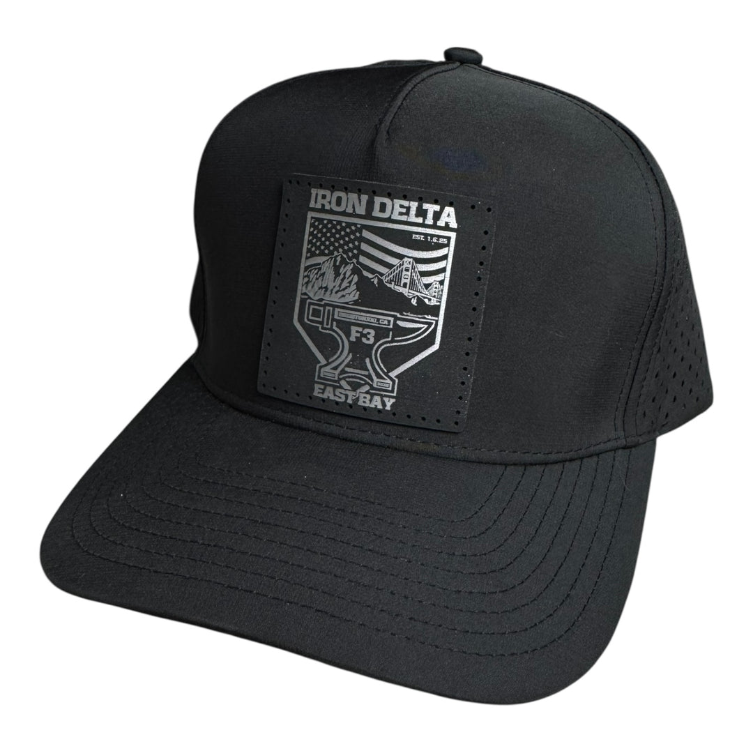 F3 Iron Delta Brentwood Leatherette Patch Hat Pre-Order September 2025