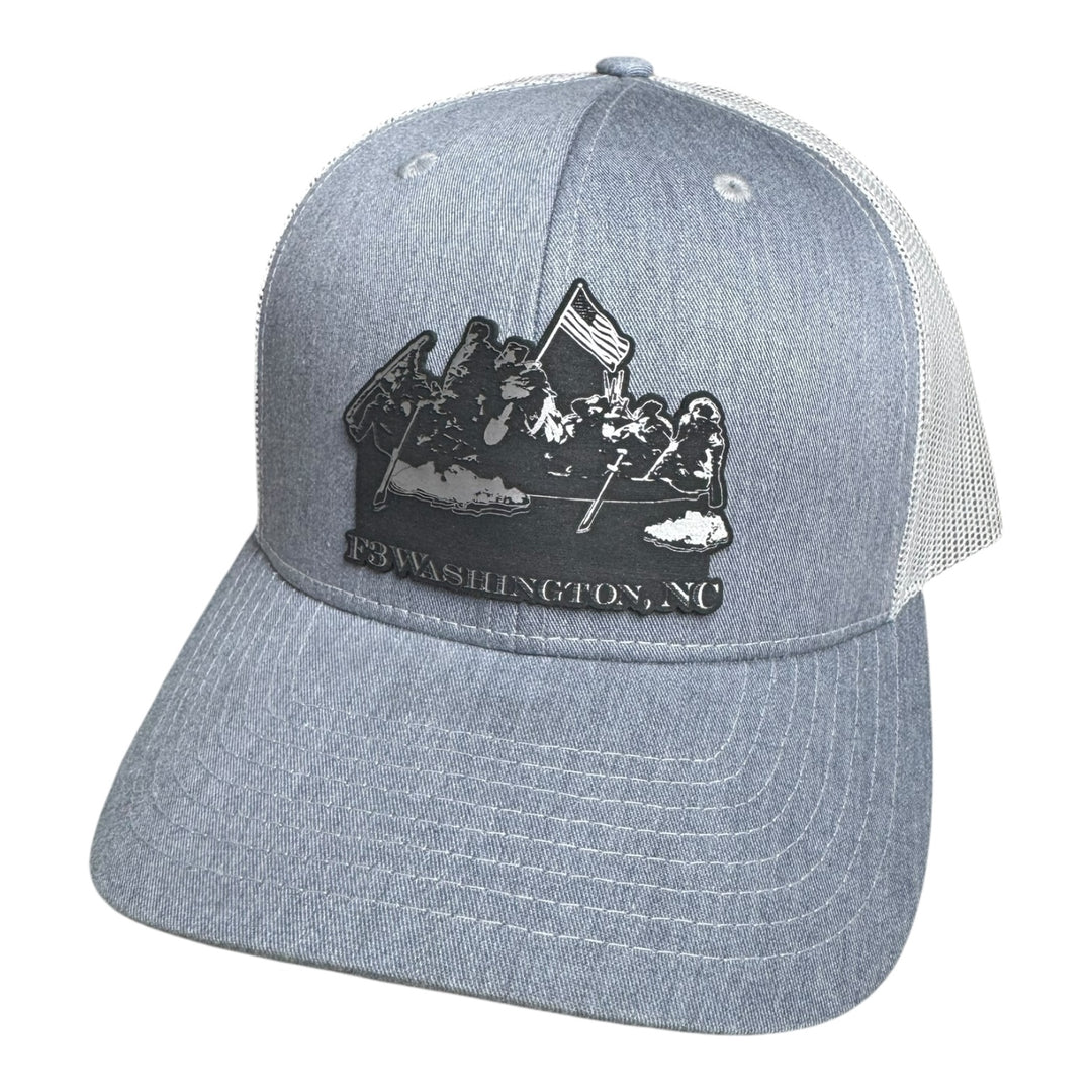 F3 Washington NC Leatherette Patch Hat Pre-Order August 2025