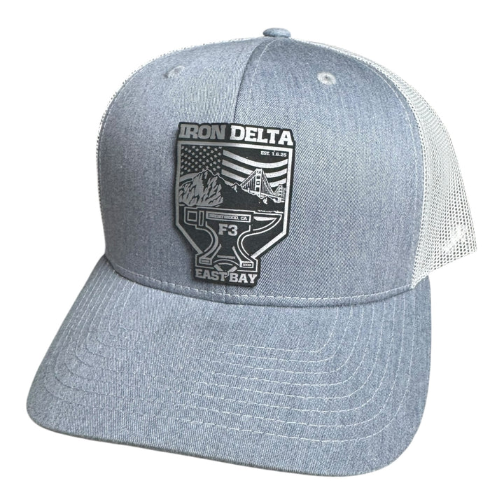 F3 Iron Delta Brentwood Leatherette Patch Hat Pre-Order September 2025