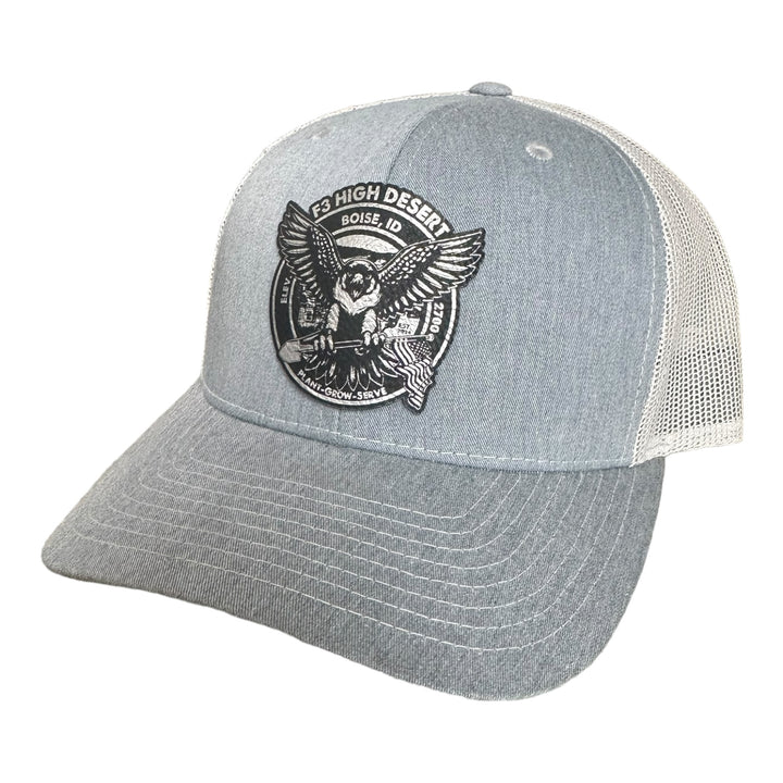 F3 High Desert Logo Debut Leatherette Patch Hat Pre-Order June 2024