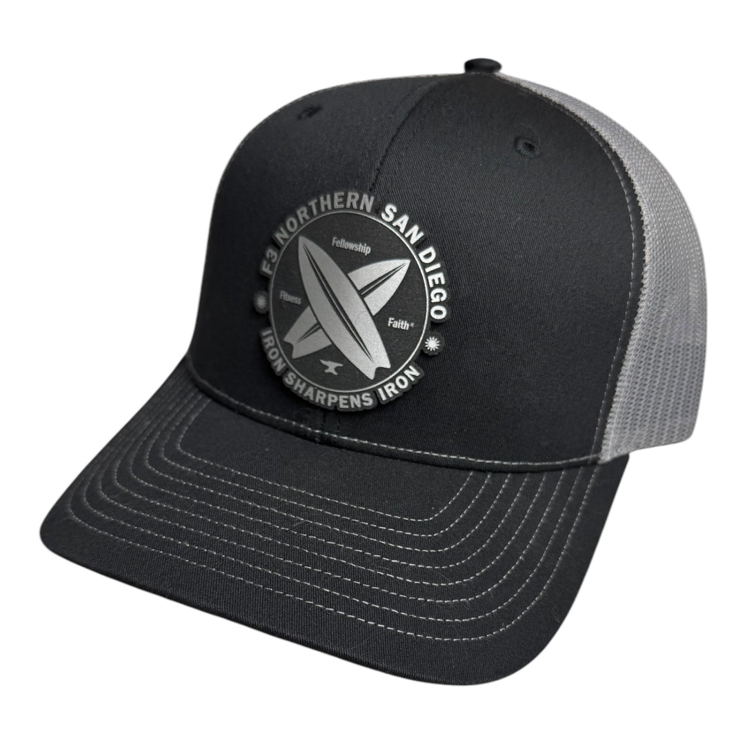 F3 Northern San Diego Leatherette Patch Hat Pre-Order November 2024