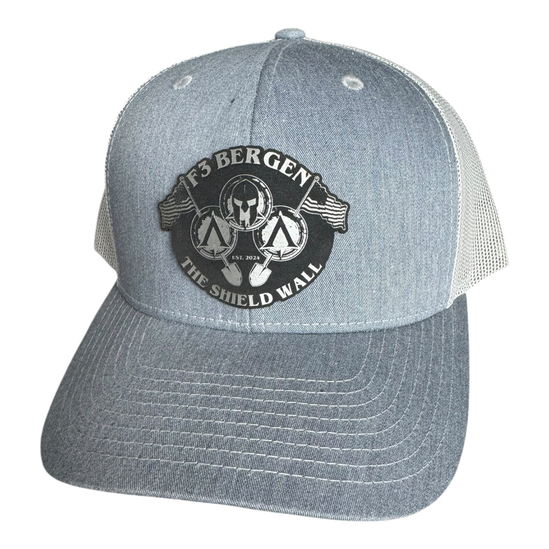 F3 Bergen - The Shield Wall Leatherette Patch Hat Pre-Order April 2025