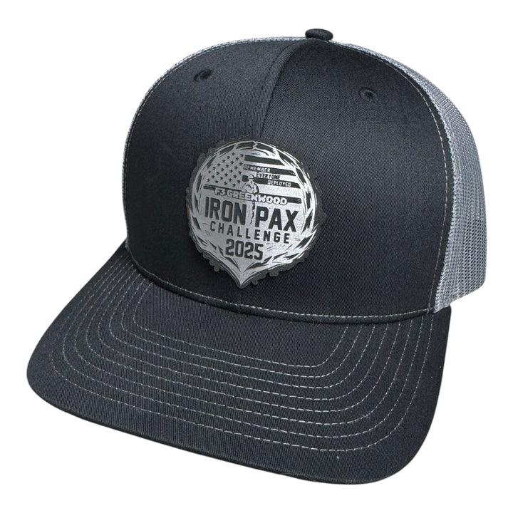 F3 Iron Pax Challenge 2025 Leatherette Patch Hat Pre-Order August 2025