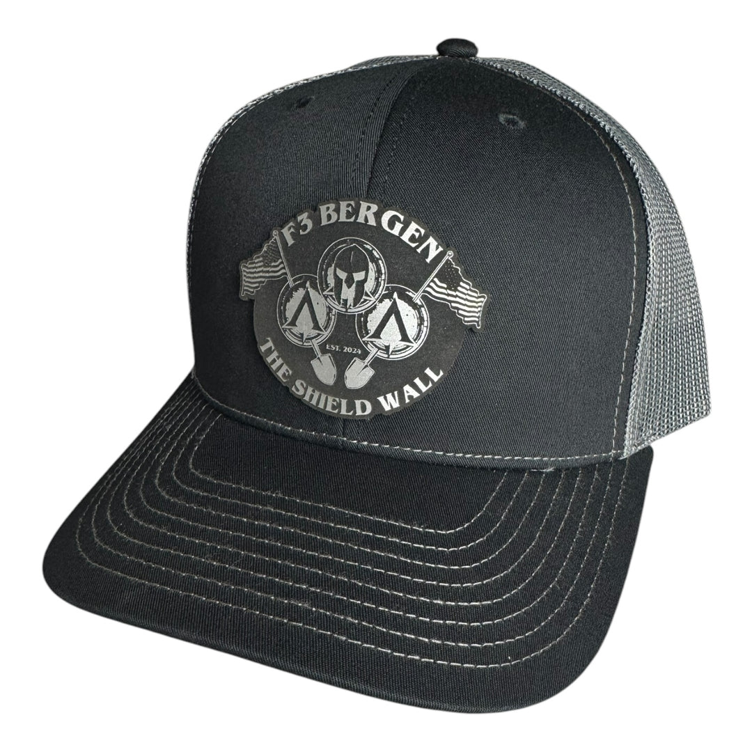 F3 Bergen - The Shield Wall Leatherette Patch Hat Pre-Order April 2025