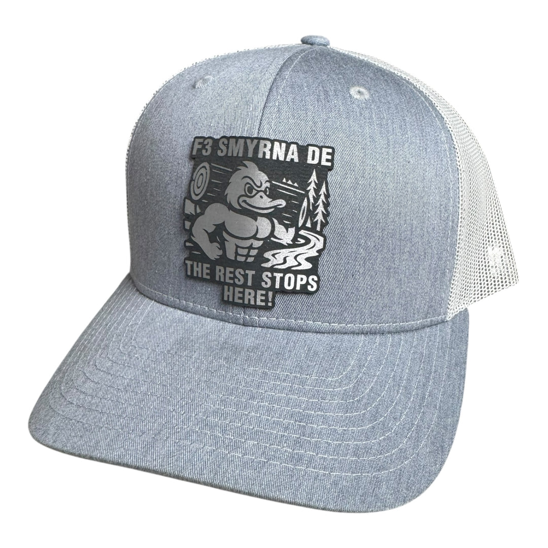 F3 Smyrna DE Leatherette Patch Hat Pre-Order September 2025