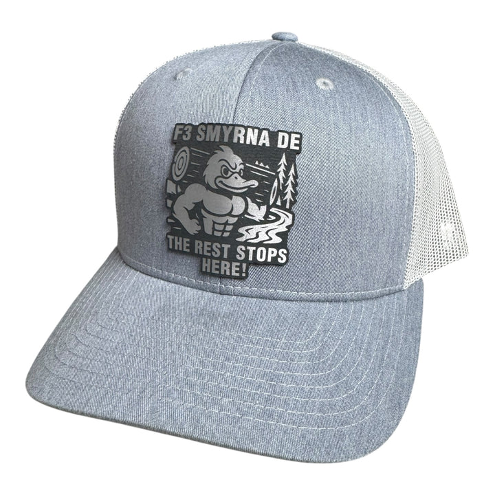 F3 Smyrna DE Leatherette Patch Hat Pre-Order September 2025