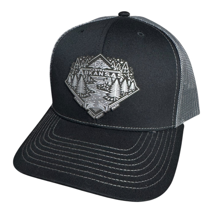 F3 Central Arkansas Leatherette Patch Hat Pre-Order April 2025