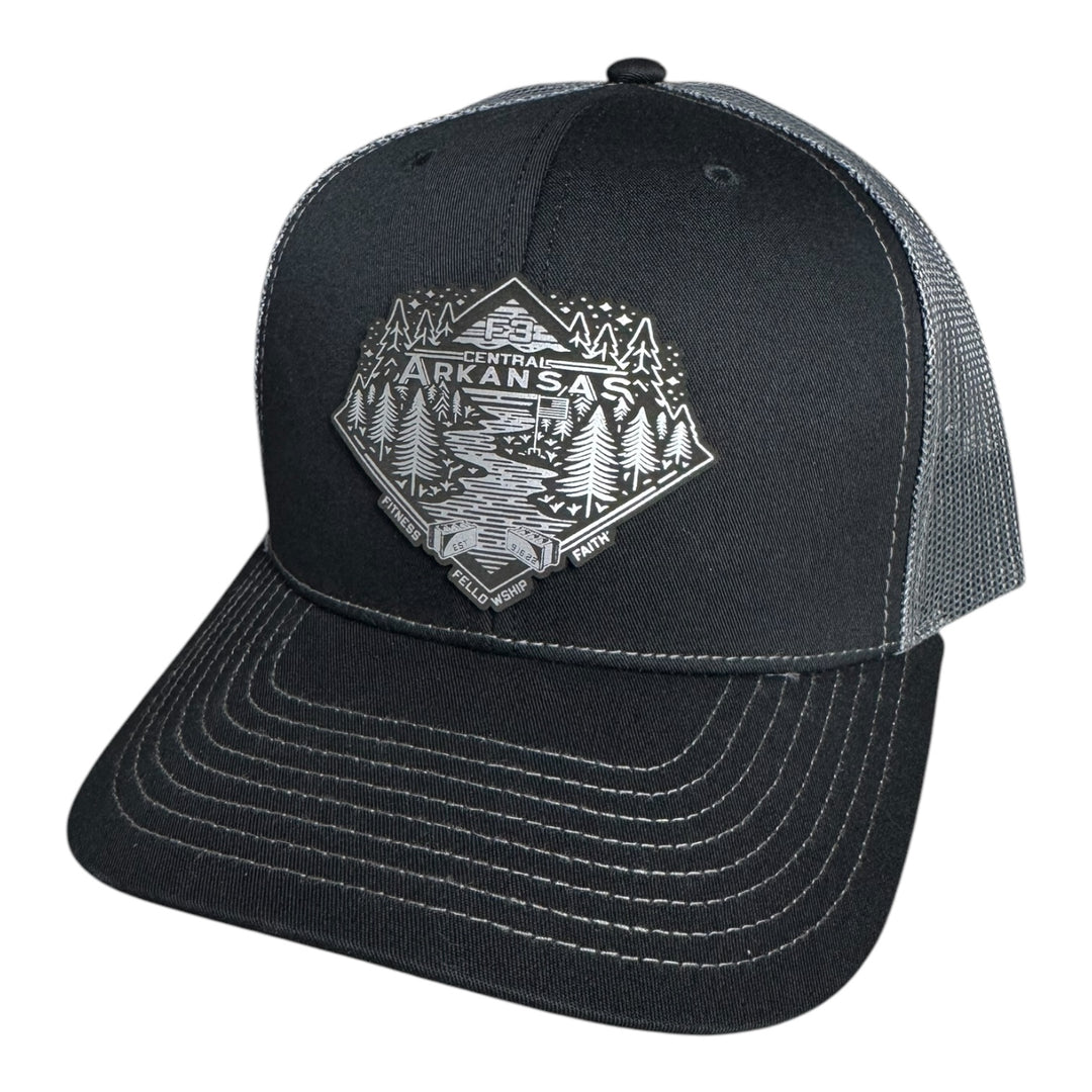 F3 Central Arkansas Leatherette Patch Hat Pre-Order April 2025