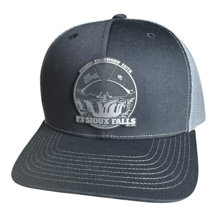 F3 Sioux Falls SD Leatherette Patch Hat Pre-Order June 2025