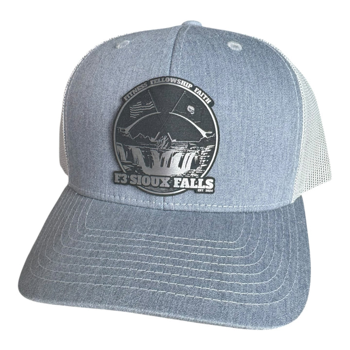 F3 Sioux Falls SD Leatherette Patch Hat Pre-Order June 2025