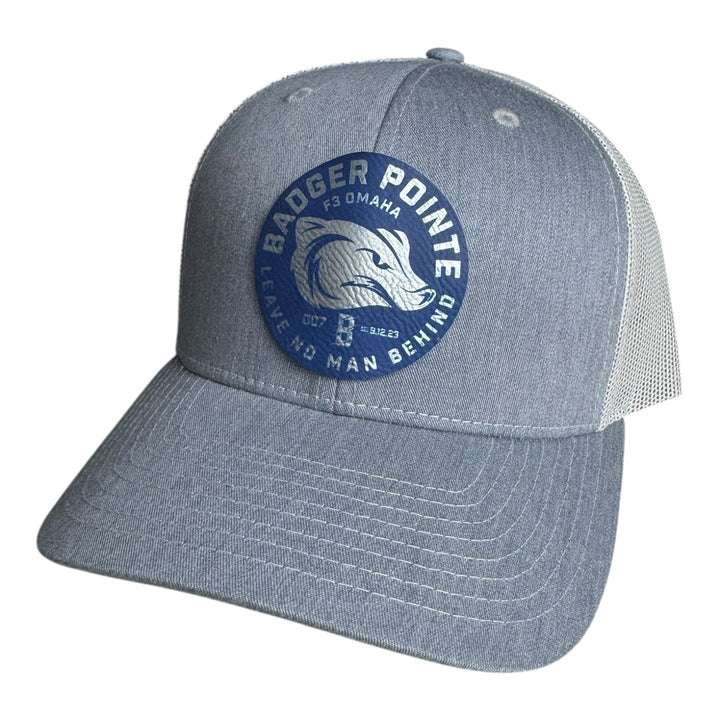 F3 Omaha Badger Pointe Leatherette Patch Hat Pre-Order June 2025