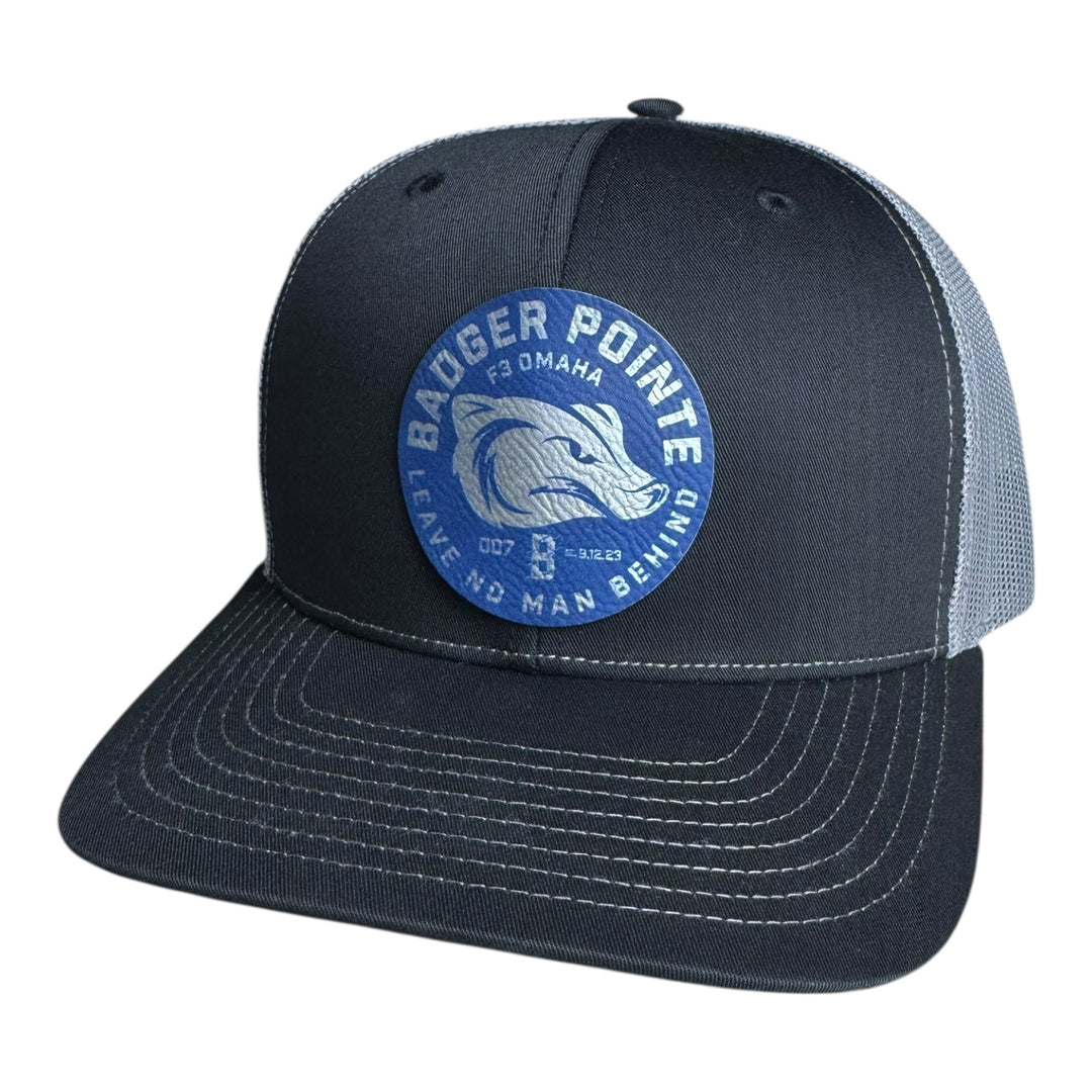 F3 Omaha Badger Pointe Leatherette Patch Hat Pre-Order June 2025