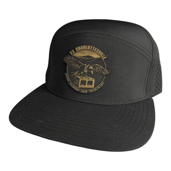 F3 Charlottesville Raven Leatherette Patch Hat Pre-Order October 2025