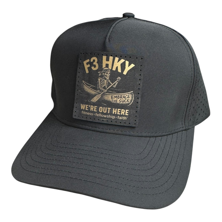 F3 Hky Redux Leatherette Patch Hat Pre-Order July 2025