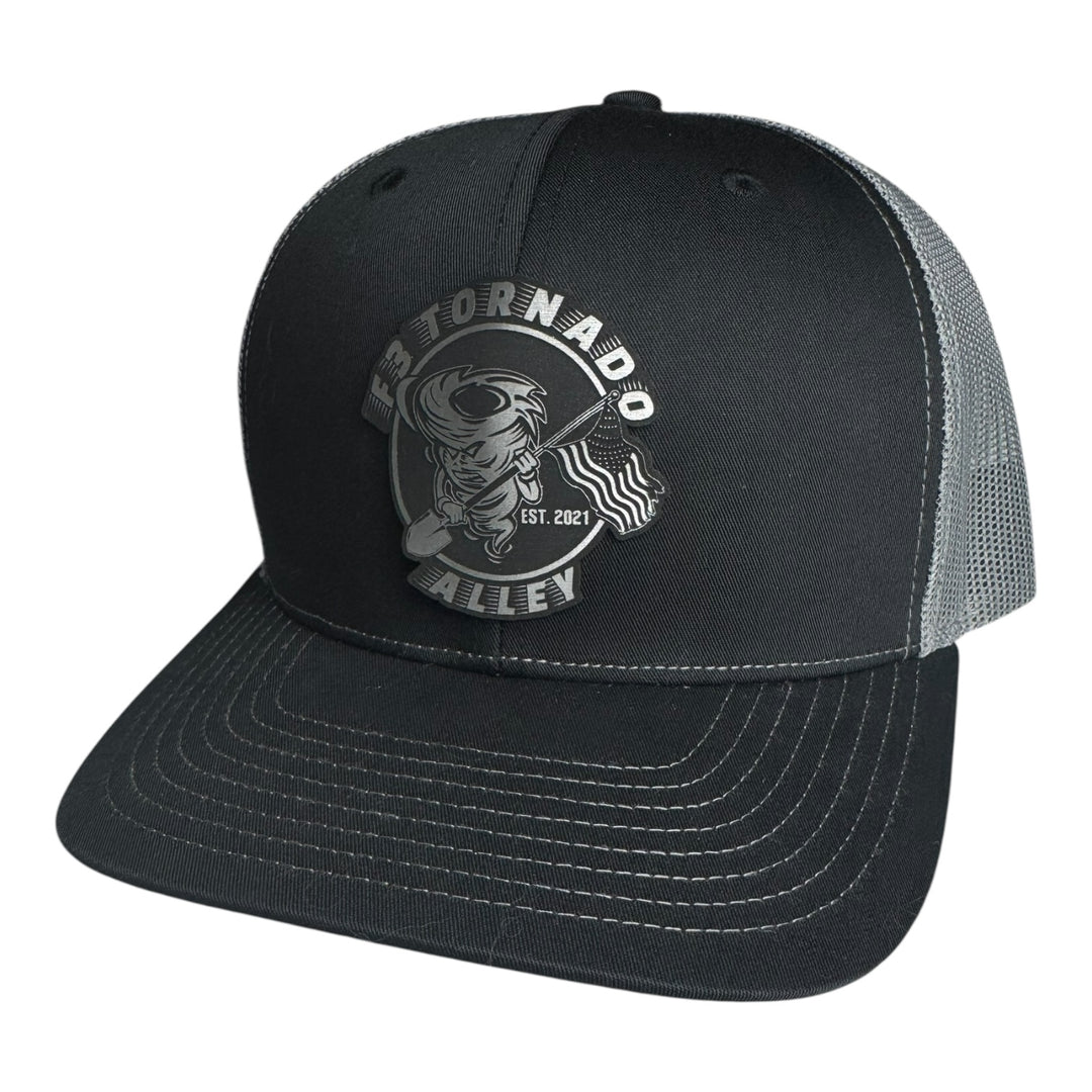 F3 Oklahoma Tornado Alley Fall Order Leatherette Patch Hat Pre-Order September 2025