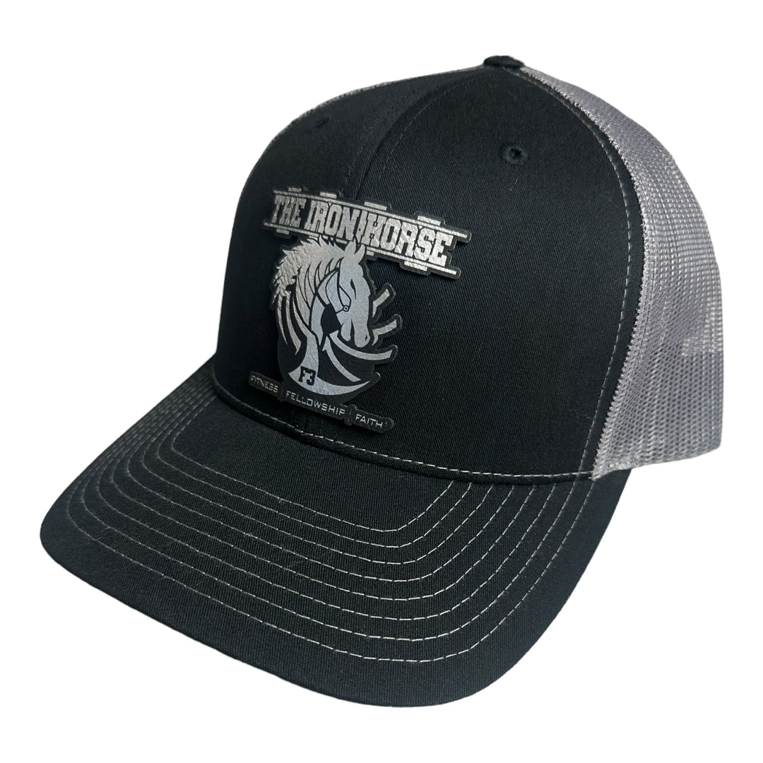 F3 Iron Horse Leatherette Patch Hat Pre-Order June 2024