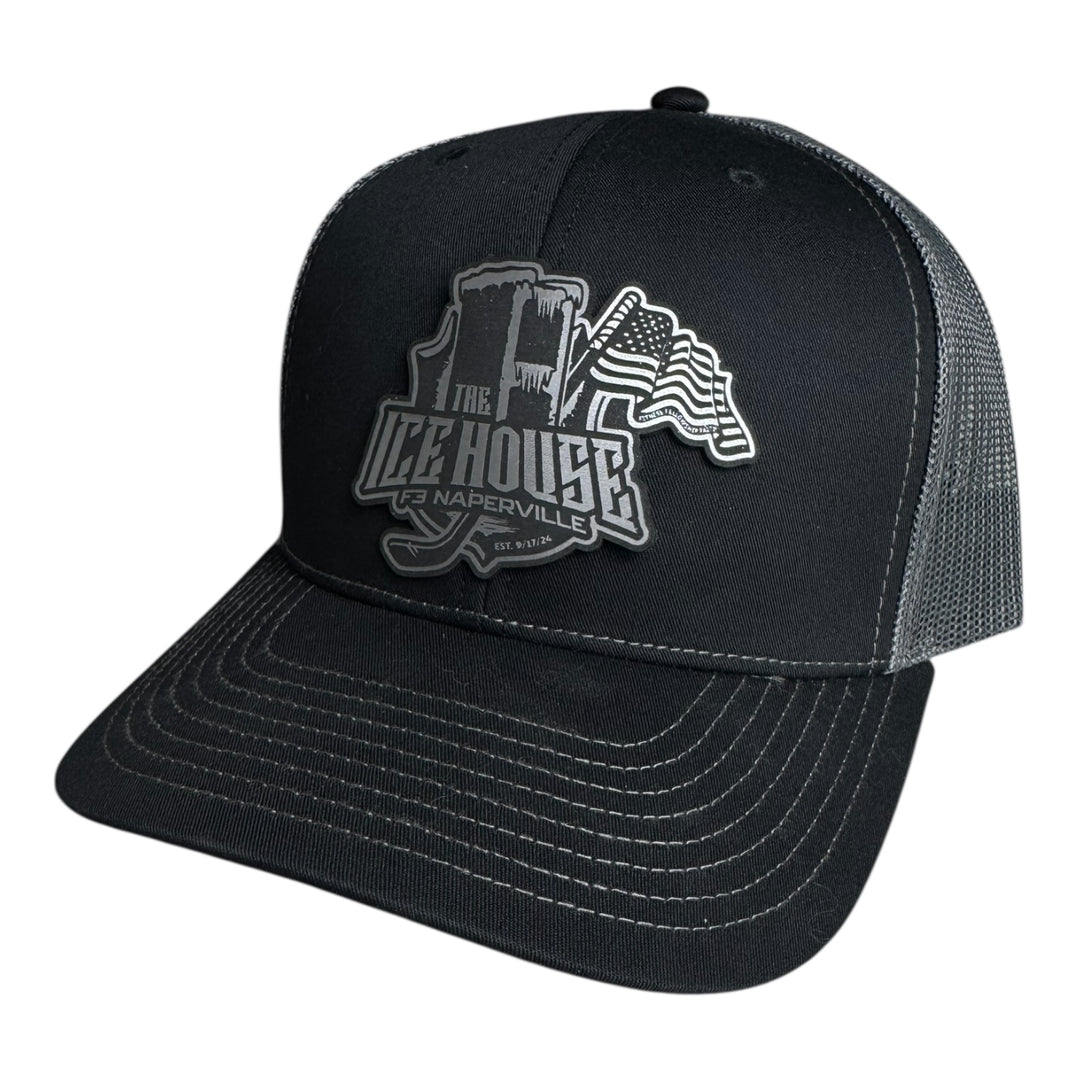 F3 Naperville The Ice House Leatherette Patch Hat Pre-Order October 2025