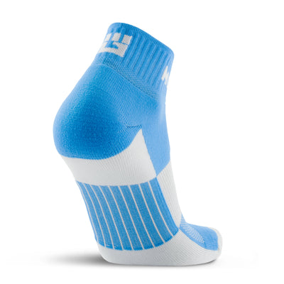 MudGear Quarter (¼) Crew Socks - Neon Blue (2 pair pack)