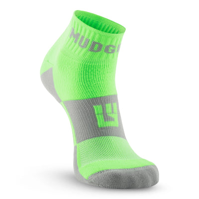 MudGear Quarter (¼) Crew Socks - Neon Green (2 pair pack)