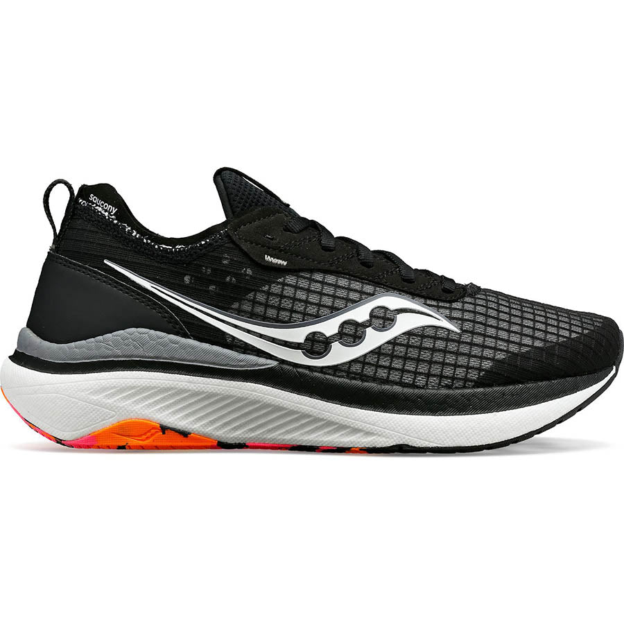 Men's Saucony Freedom Crossport, Black/Vizi, 10.5 D Medium