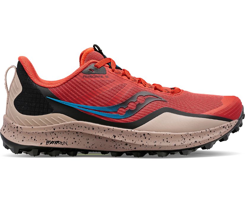 Men's Saucony Peregrine 12, Clay/Loam, 12 D Medium