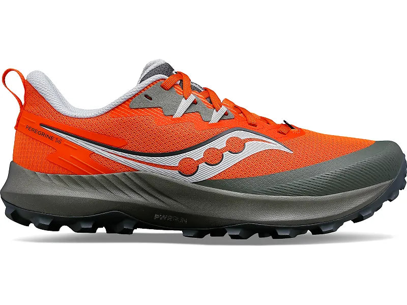 Men's Saucony Peregrine 14, Pepper/Bough, 8 D Medium