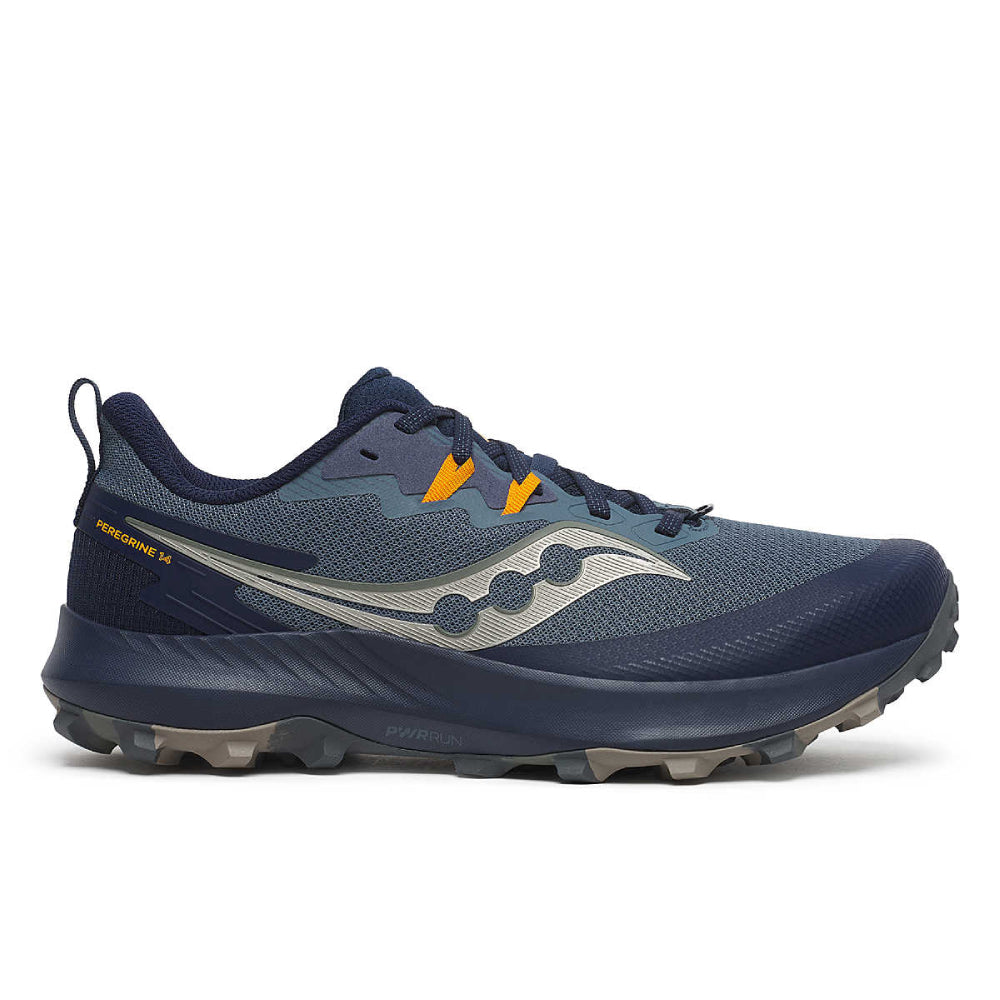 Men's Saucony Peregrine 14, Dusk/Navy, 9 D Medium