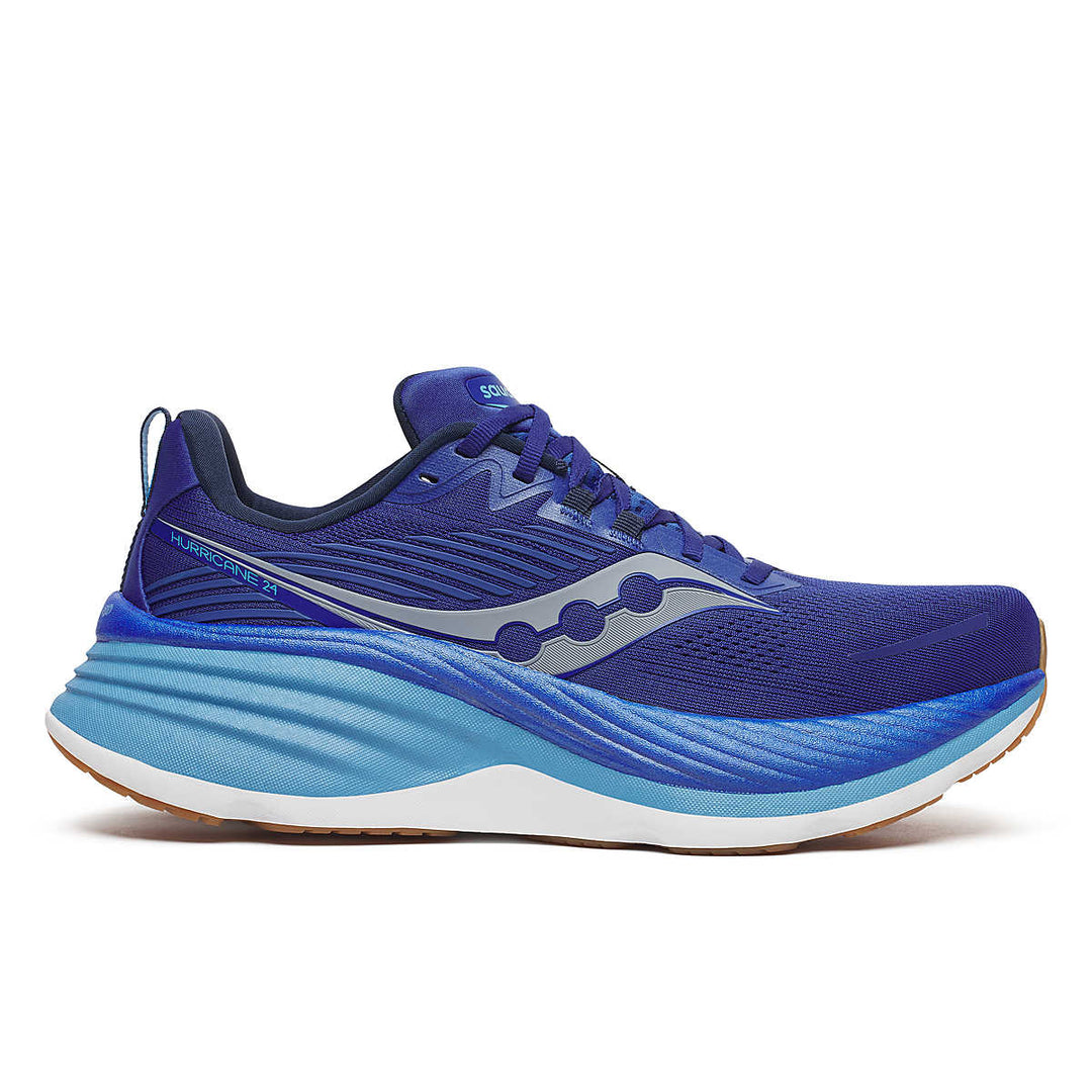 Men's Saucony Hurricane 24, Azurite, 14 D Medium