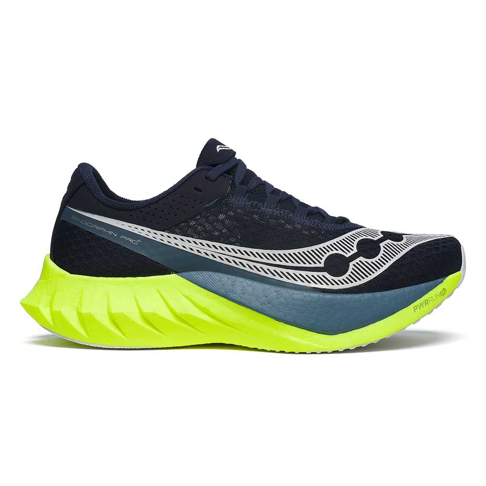Men's Saucony Endorphin Pro 4, Navy/Citron, 11.5 D Medium