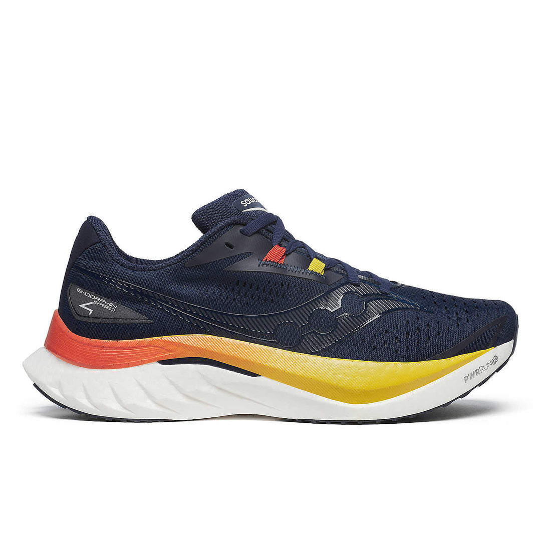 Men's Saucony Endorphin Speed 4, Navy/Pepper, 7 D Medium