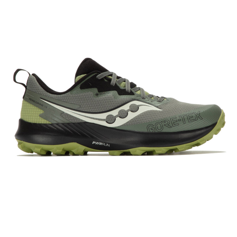 Men's Saucony Peregrine 14 GTX, Bough/Olive, 15 D Medium
