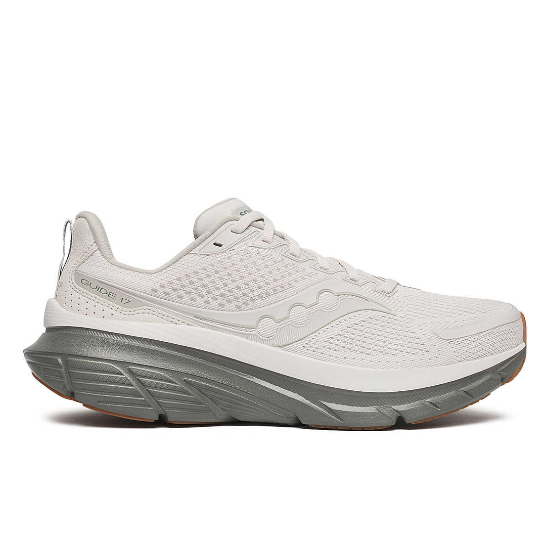 Men's Saucony Guide 17, Moon/Bough, 9.5 D Medium