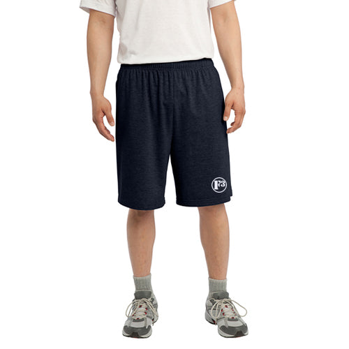 CLEARANCE ITEM - F3 Sport-Tek Jersey Knit Short with Pockets (Navy/Large)