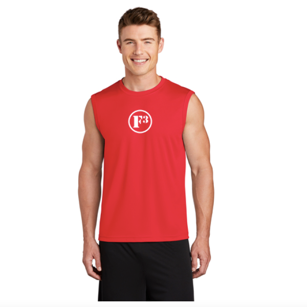 CLEARANCE ITEM - F3 Sport-Tek Sleeveless PosiCharge Competitor Tee (Red-Small)