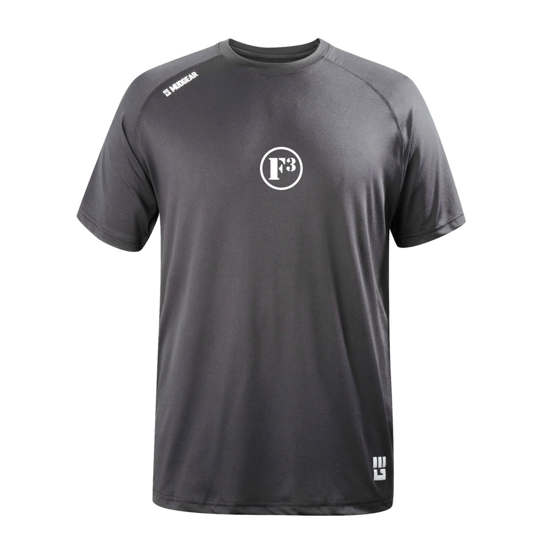 CLEARANCE ITEM - F3 Classic - MudGear Loose Fit Performance Shirt VX - Short Sleeve (Tornado Gray)
