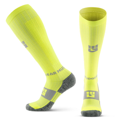 Tall Compression Socks (Neon Yellow)