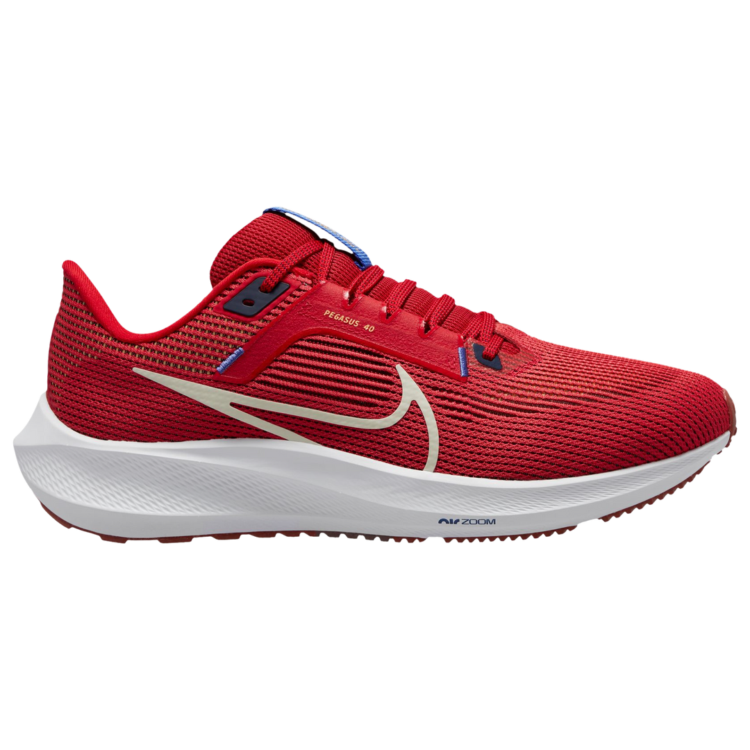 Men's Nike Pegasus 40, University Red/Sea Glass, 8.5 D Medium
