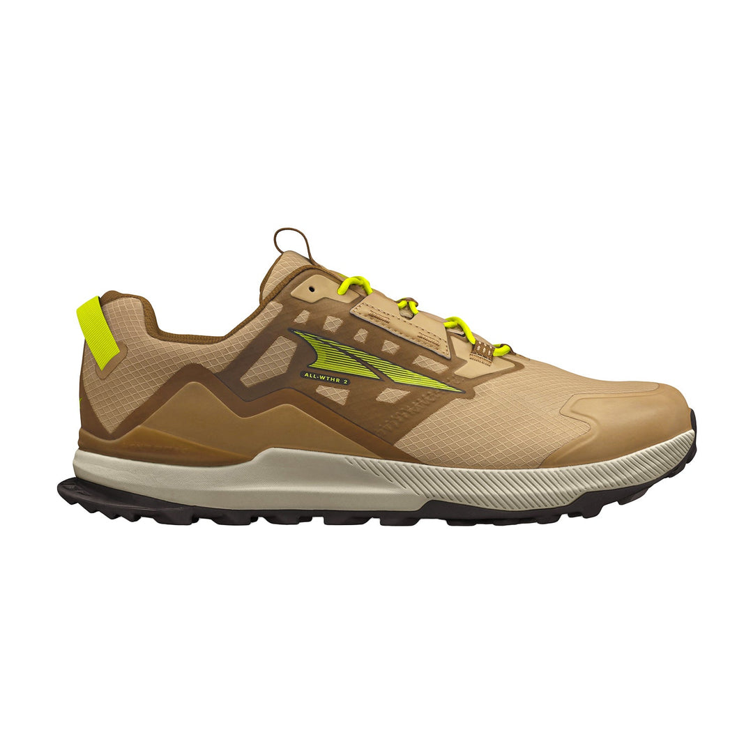 Men's Altra Lone Peak All-WTHR Low 2, Brown, 10.5 D Medium