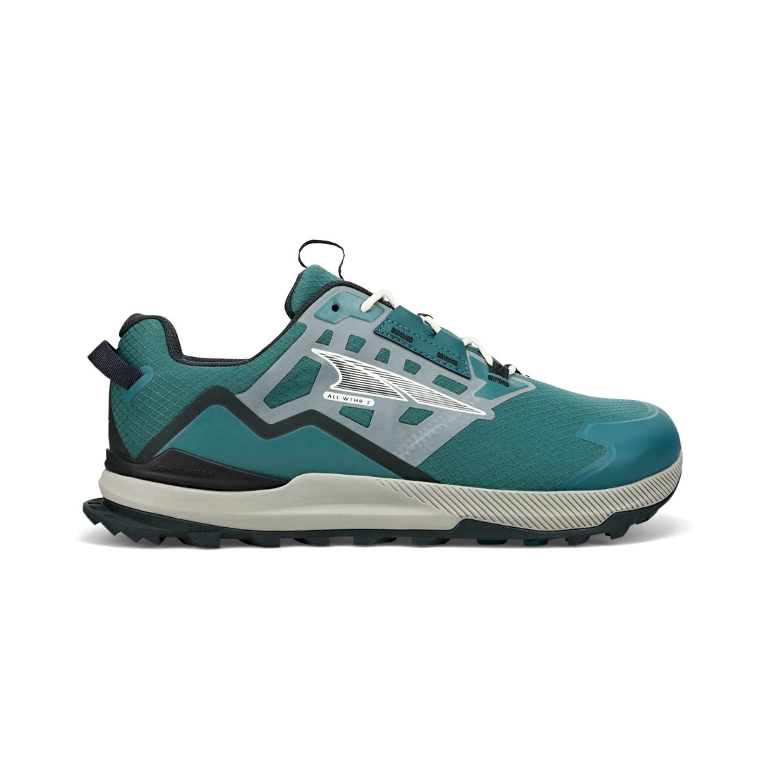 Men's Altra Lone Peak All-WTHR Low 2, Deep Teal, 12 D Medium