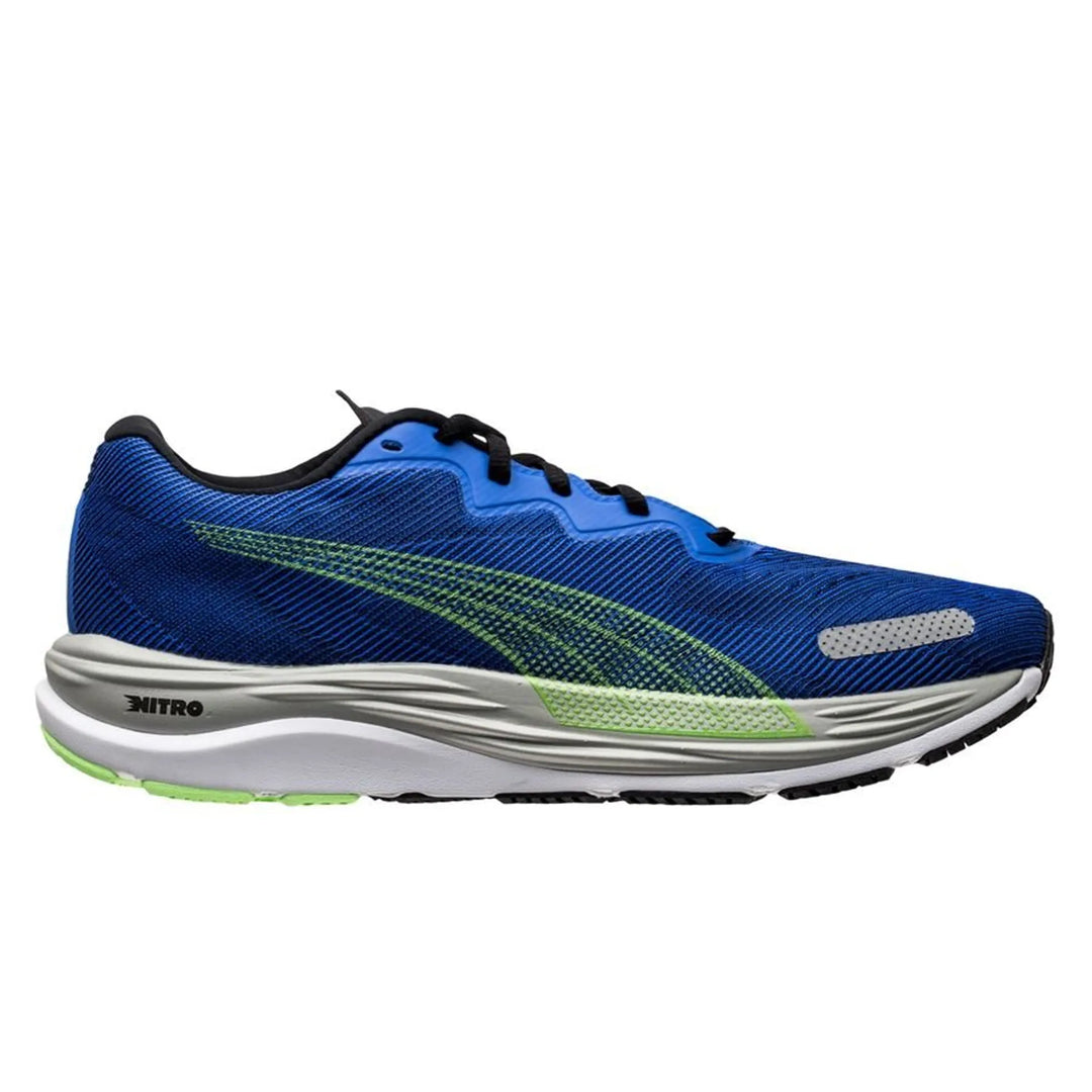 Men's Puma Velocity Nitro 2, Royal Sapphire/Fizzy Lime, 13 D Medium