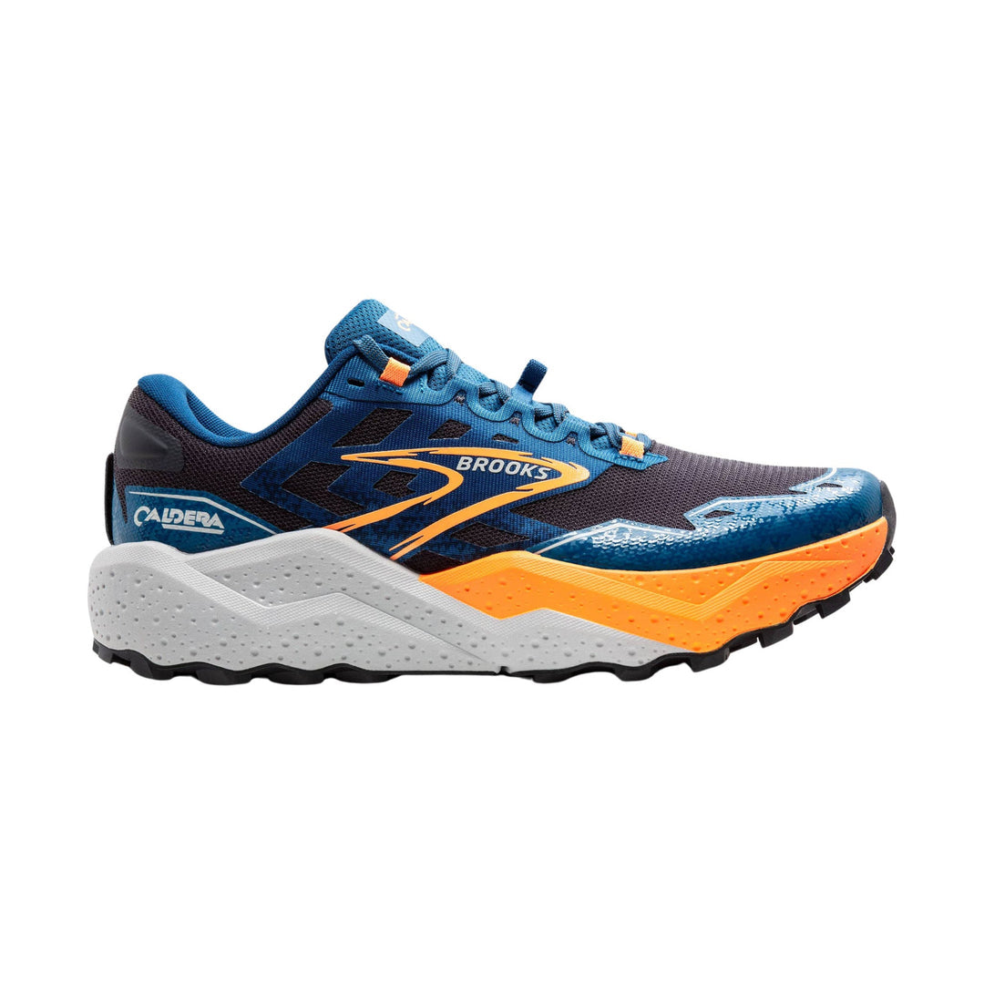 Men's Brooks Caldera 7, Ebony/Blue/Sapphire, 12 D Medium