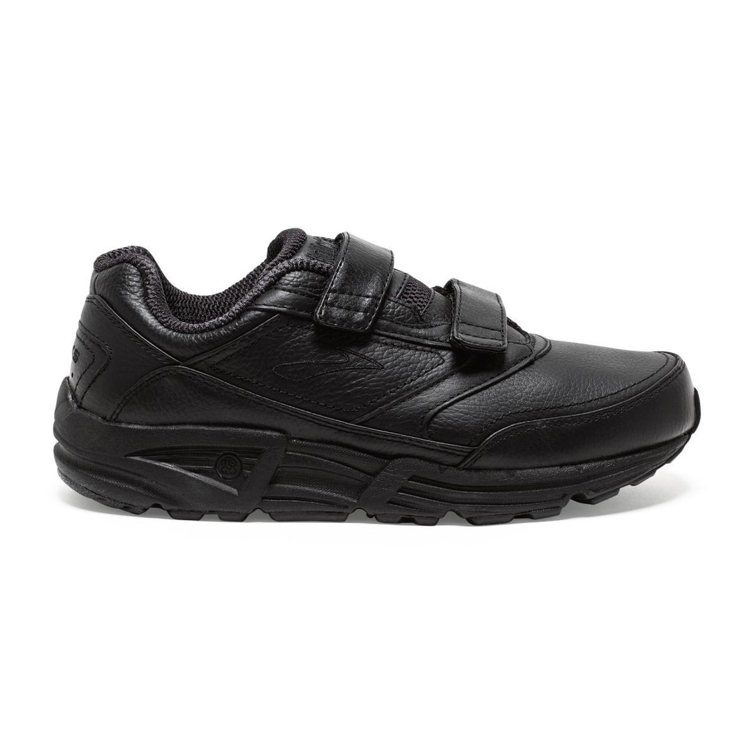 Men's Brooks Addiction Walker V-Strap, Black, 9.5 D Medium