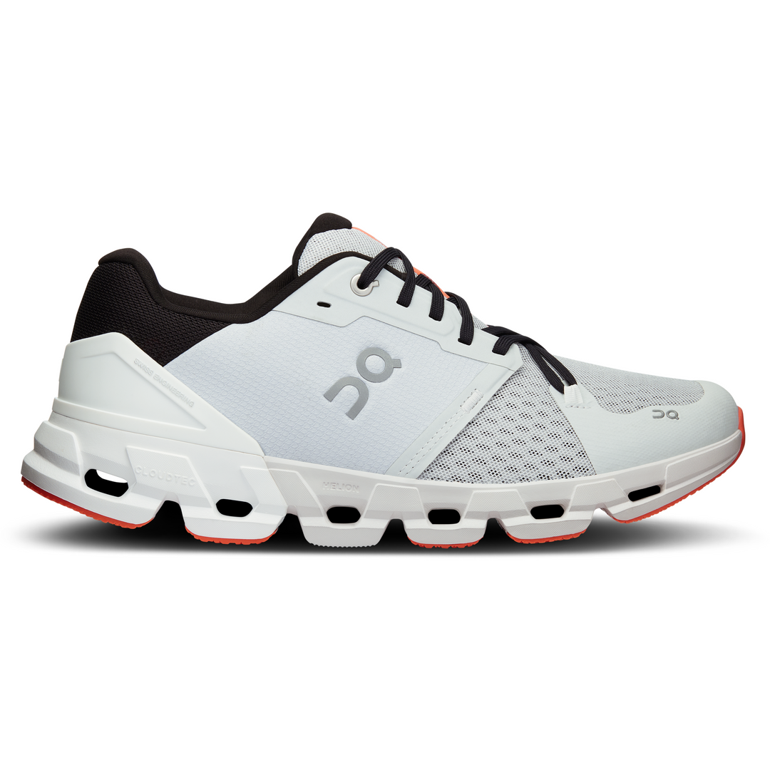 Men's On Cloudflyer 4, Glacier/White, 10 D Medium